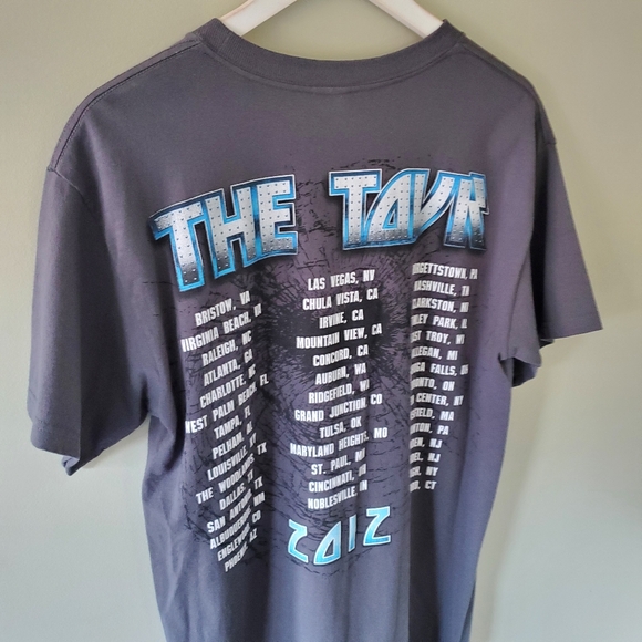 Alstyle M Y2K Kiss 2012 Loud and Proud Punk Goth Grunge Festival Graphic T-Shirt - Picture 7 of 8